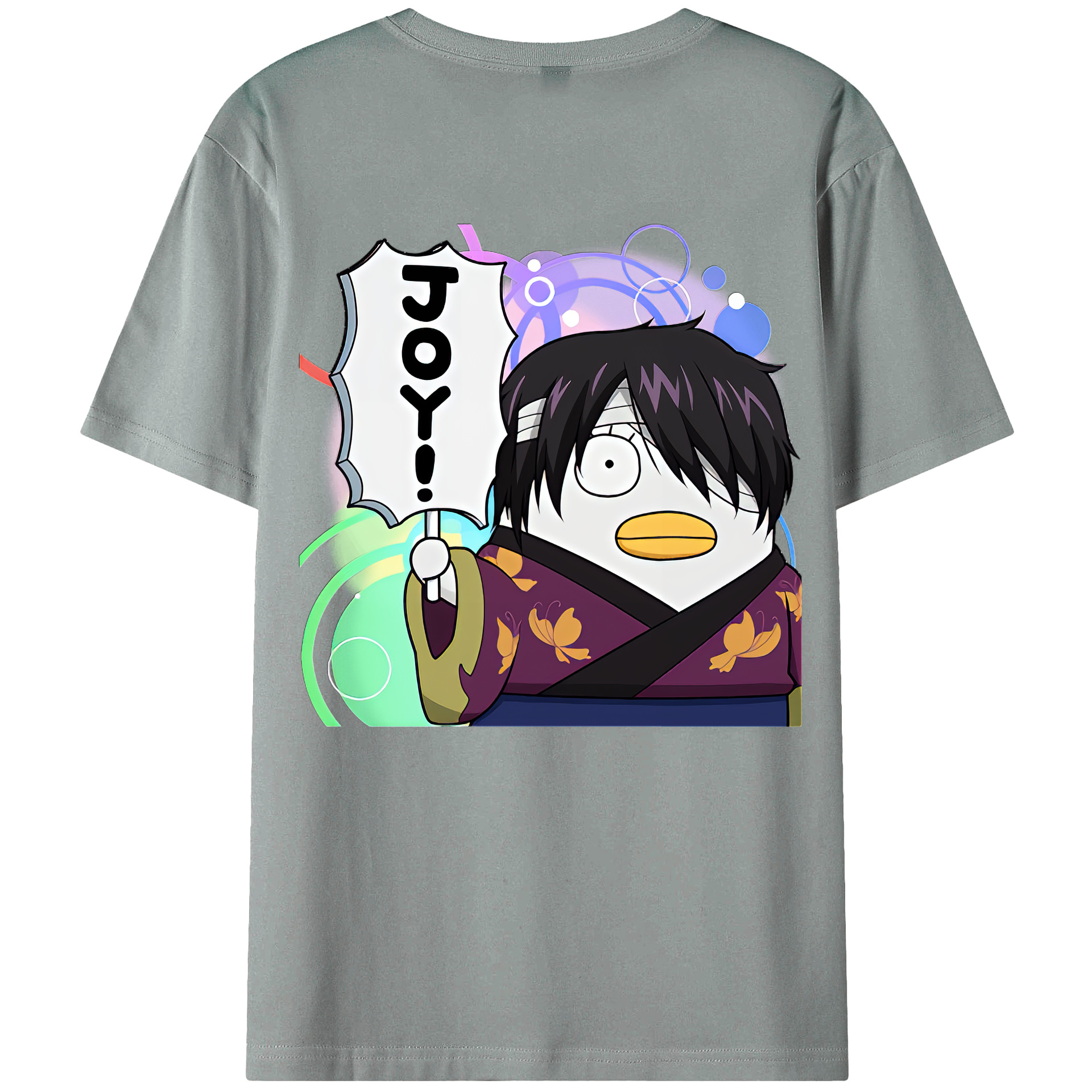 （画像用） ぎんたま 坂田銀時（さかたぎんとき） 神楽 志村新八（しむら しんぱち） GINTAMA Sakata Gintoki Kagura Shimura Shinpachi 綿100％ メンズ半袖Tシャツ（バックプリント） 通気性